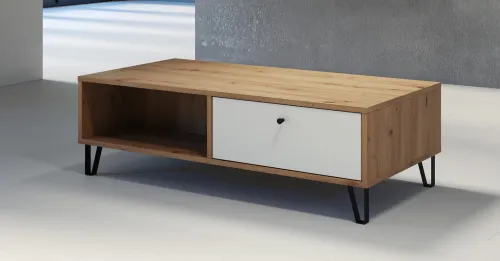 Couchtisch Touch | Wohnzimmertisch | Artisan Eiche / weiß