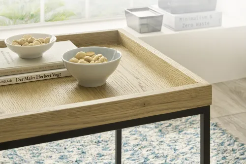 Couchtisch Ubeda | 2-teilig | Eiche / schwarz