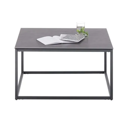 Couchtisch Varna | anthrazit / schwarz |75x40x75