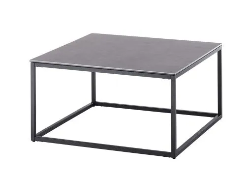 Couchtisch Varna | anthrazit / schwarz |75x40x75