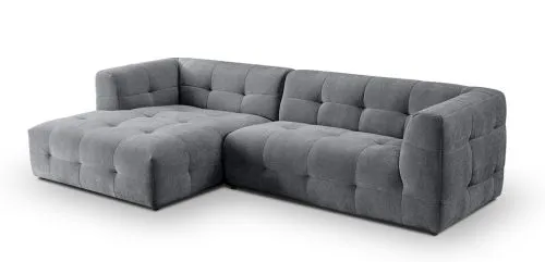 Ecksofa Polstersofa Tenso links | 292cm | Webstoff | grau
