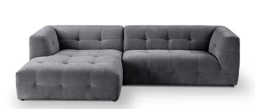Ecksofa Polstersofa Tenso links | 292cm | Webstoff | grau