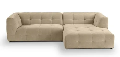 Ecksofa Polstersofa Tenso rechts | 292cm | Webstoff | beige