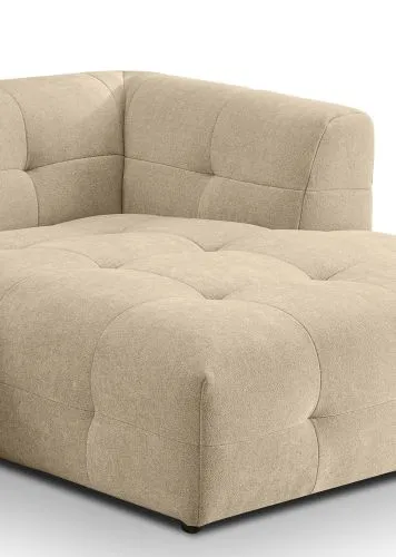 Ecksofa Polstersofa Tenso rechts | 292cm | Webstoff | beige