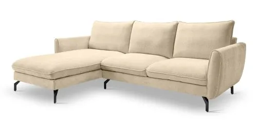 Ecksofa Toronto L-Form links | 259cm | Webstoff | beige