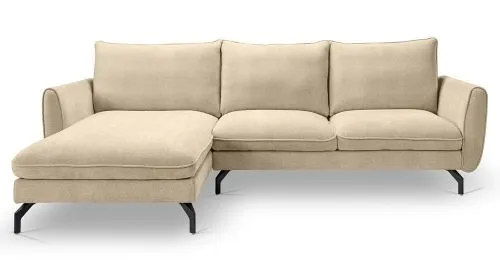 Ecksofa Toronto L-Form links | 259cm | Webstoff | beige