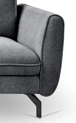 Ecksofa Toronto L-Form links | 259cm | Webstoff | grau