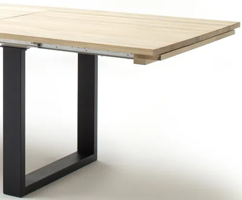 Esstisch Ausziehtisch Dayton | Eiche Bianco massiv | 180 x 100 cm