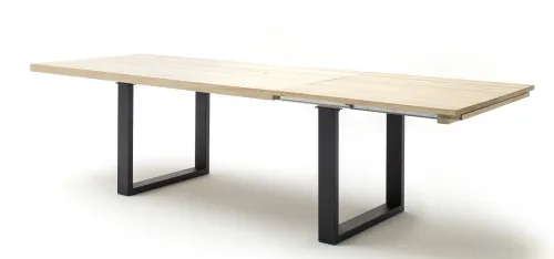 Esstisch Ausziehtisch Dayton | Eiche Bianco massiv | 220 x 100 cm