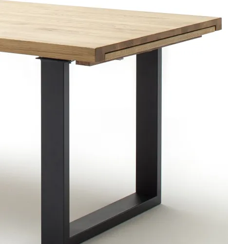 Esstisch Ausziehtisch Dayton | Wildeiche massiv | 180/200/220 x 100 | verschiedene Größen