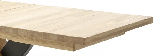 Esstisch Ausziehtisch Mendoza | Eiche Bianco massiv |180(270) x 100 cm