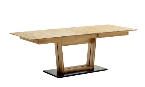 Esstisch Ausziehtisch Morena mit V-Fuß | Balkeneiche massiv | 180(230) x 77 x 90 cm