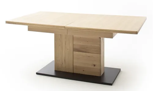 Esstisch Barcelona ausziehbar | Balkeneiche Bianco | 180 (230) x 100