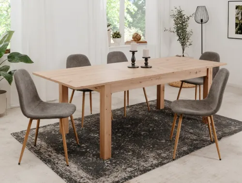 Esstisch Bergen | Ausziehtisch | Landhausstil | 160(215)x90 | Artisan Oak