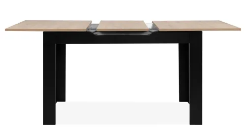 Esstisch Birmingham | Ausziehtisch | Artisan Oak / schwarz | 125 / 160 | verschiedene Größen