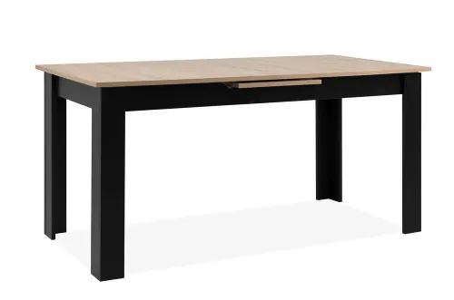 Esstisch Birmingham | Ausziehtisch | Artisan Oak / schwarz | 125 / 160 | verschiedene Größen