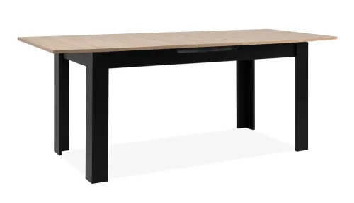 Esstisch Birmingham | Ausziehtisch | Artisan Oak / schwarz | 125 / 160 | verschiedene Größen