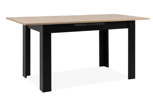 Esstisch Birmingham | Ausziehtisch | Artisan Oak / schwarz |125 (165) x 75 x 80 cm