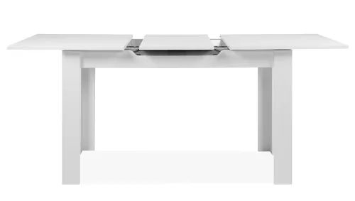 Esstisch Birmingham | Ausziehtisch | weiß | 125 (165) x 75 x 80 cm