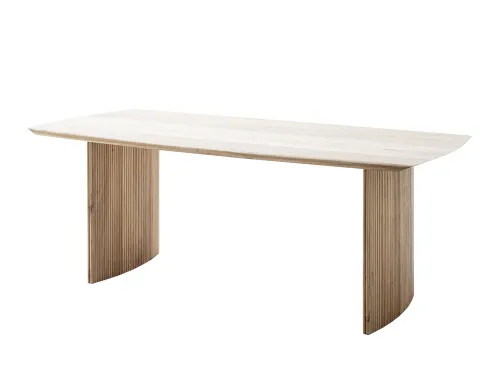 Esstisch Brisco | Akazie massiv | Bootsform | 180 x 100