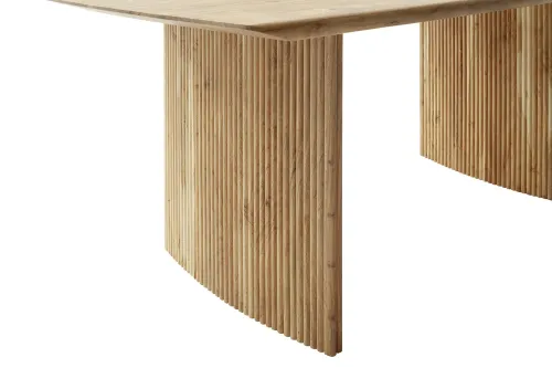 Esstisch Brisco | Akazie massiv | Bootsform | 180 x 100