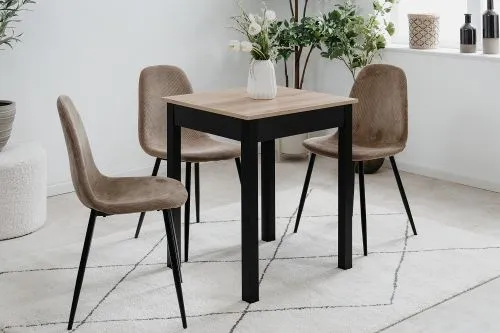 Esstisch Capri | Artisan Oak / schwarz