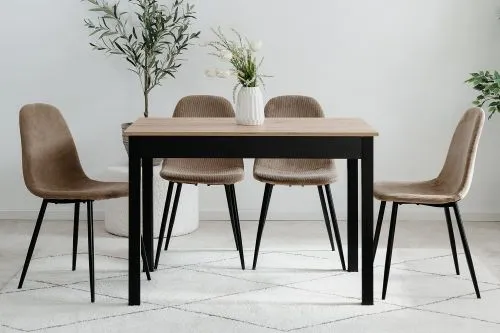 Esstisch Capri (XL) | Artisan Oak / schwarz