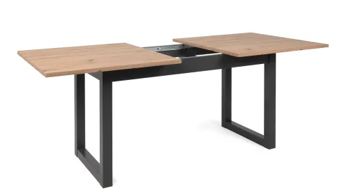 Esstisch Denver | Ausziehtisch | Artisan Oak / anthrazit | Industrial Look | 160(200) x 90