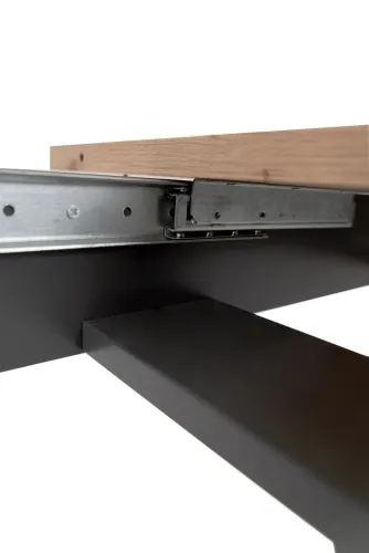 Esstisch Denver | Ausziehtisch | Sonoma Eiche / anthrazit | Industrial Look | 160(200) x 90
