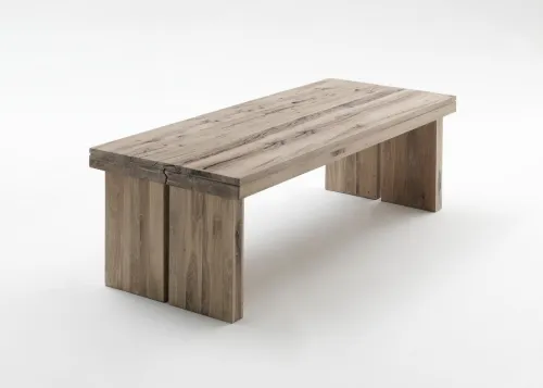 Esstisch Dublin | Eiche gekälkt massiv | 180 x 90 cm