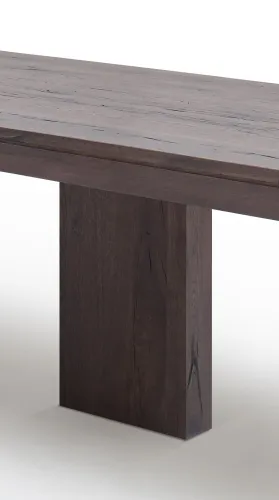 Esstisch Dublin | Eiche verwittert massiv | 260x100 cm