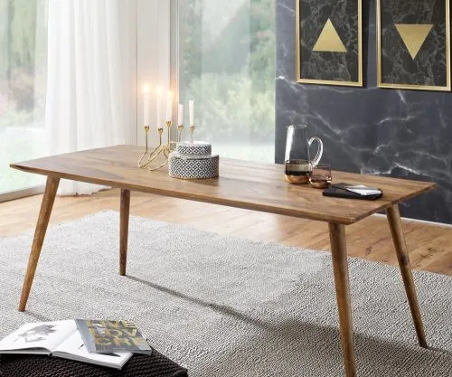 Esstisch Elias | 120x60 | Sheesham Holz massiv | dunkelbraun