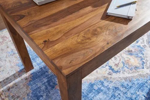 Esstisch Emma | Sheesham Holz massiv | dunkelbraun | 140x80