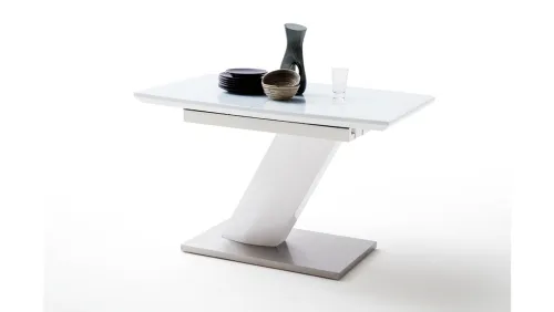 Esstisch Glastisch Galina | ausziehbar | 120(160) x 80 cm