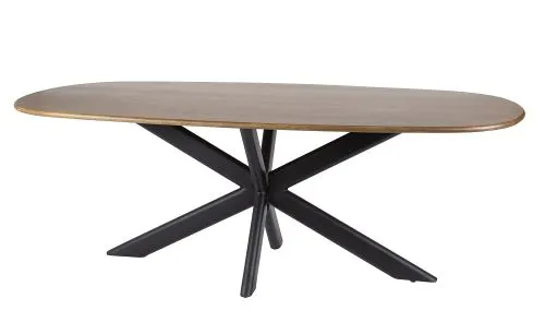 Esstisch Kani | 215 cm | oval | Mango massiv | sandfarbe