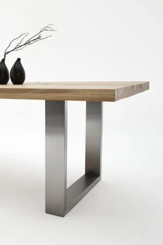 Esstisch Kufentisch Castello | Eiche Bassano massiv | 180 x 100 cm