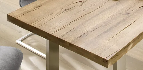 Esstisch Kufentisch Castello | Eiche Bassano massiv | 180 x 100 cm