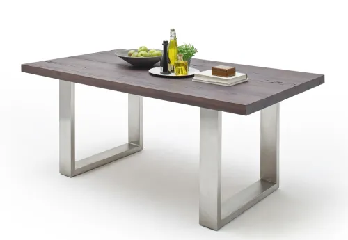 Esstisch Kufentisch Castello | Eiche verwittert massiv | 220 x 100 cm