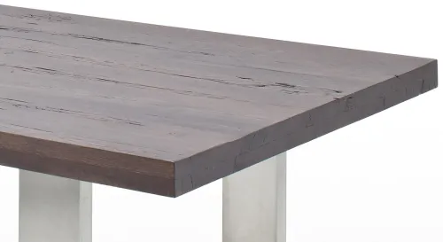 Esstisch Kufentisch Castello | Eiche verwittert massiv | 260 x 100 cm