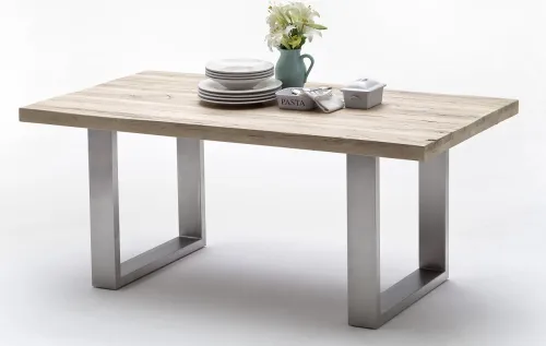 Esstisch Kufentisch Castello | Wildeiche massiv | 200 x 100 cm