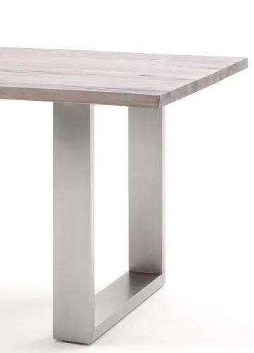 Esstisch Kufentisch Matras | Eiche gekälkt massiv | 180/200/220/240 x 100 | verschiedene Größen