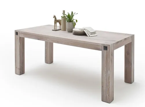 Esstisch Leeds | Eiche gekälklt massiv | 180 cm x 90 cm