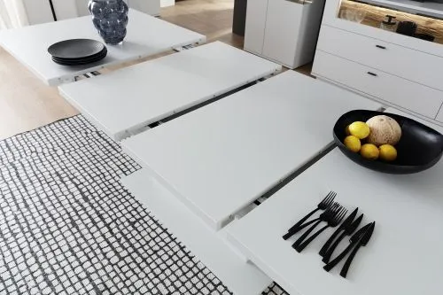 Esstisch Lissabon | Modern White | 180(280)x100