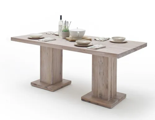 Esstisch Manchester | Eiche gekälkt massiv | 220 cm x 100 cm