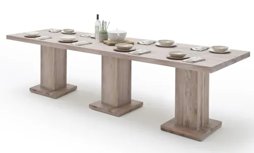 Esstisch Manchester | Eiche gekälkt massiv | 300 cm x 120 cm