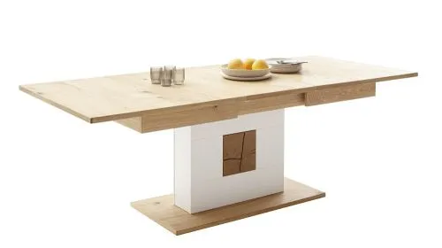 Esstisch Matadi | ausziehbar | Ast /Balkeneiche | 180(230)x100