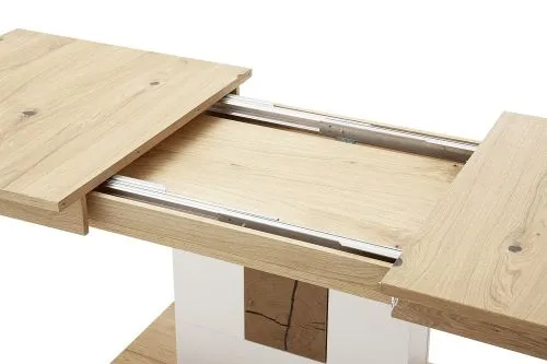 Esstisch Matadi | ausziehbar | Ast /Balkeneiche | 180(230)x100