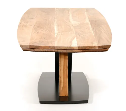 Esstisch Maverick | Akazie massiv | X-Gestell | mit Schweizer Kante | 200x100