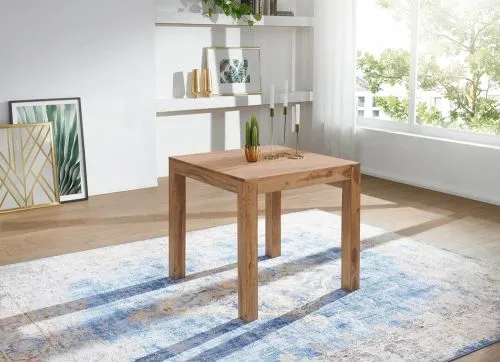 Esstisch Mibia 2 | Akazie Holz massiv | 80x80 cm