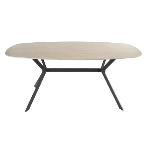 Esstisch Mindo oval | Keramik Travertin | 180 cm